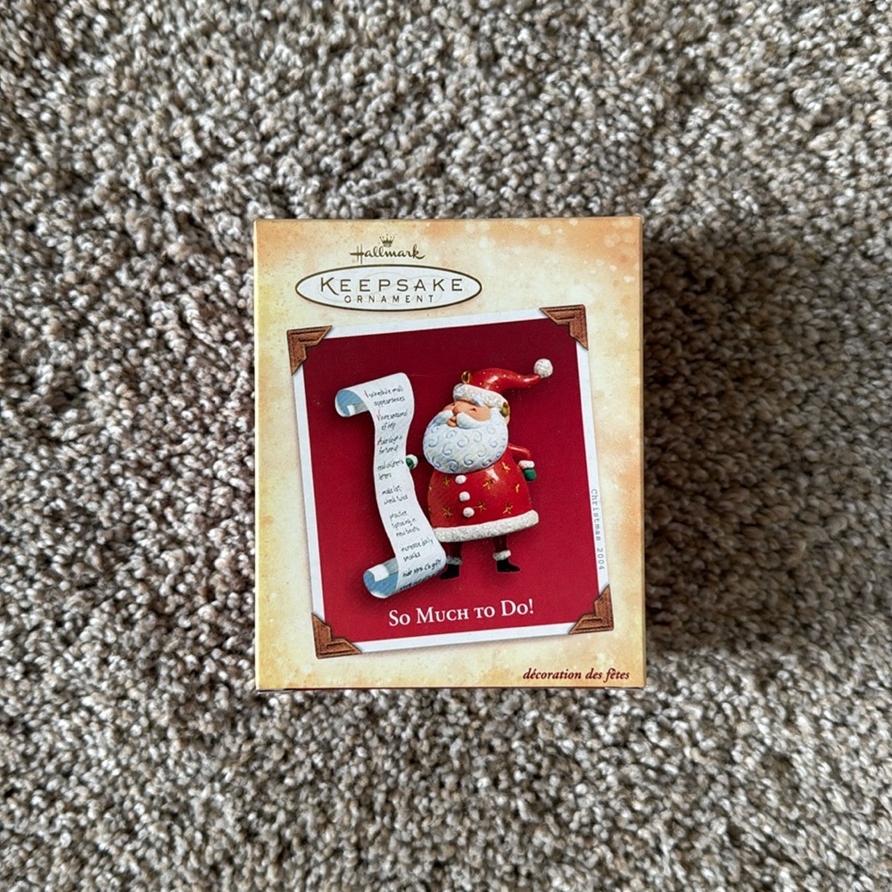 Hallmark Keepsake Ornament - So Much To Do